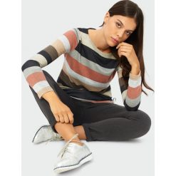 Sweter w paski. Swetry damskie Greenpoint, w paski, z elastanu, bez rękawów, bez kaptura. Za 79,99 zł.