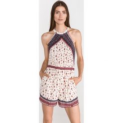 SuperDry Saffron Kombinezon Beżowy. Brązowe spodnie damskie Superdry, s, bez wzorów, z poliesteru, bez kołnierzyka, bez rękawów. Za 285,95 zł.