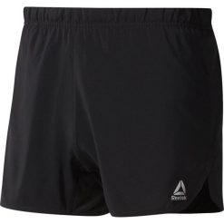 Spodenki do biegania męskie REEBOK 3 INCH SHORT BLACK / DU4267. Czarne spodenki sportowe męskie Reebok, m, bez wzorów, do biegania. Za 89,99 zł.