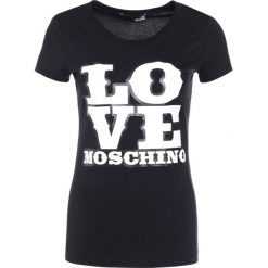 Odzież damska: Love Moschino Tshirt z nadrukiem black