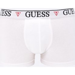 Guess Jeans - Bokserki. Białe bokserki męskie Guess Jeans, z aplikacjami, z bawełny. W wyprzedaży za 69,90 zł.