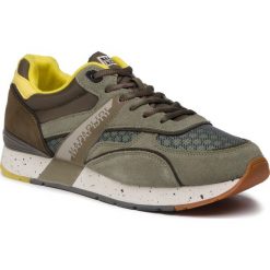 Sneakersy NAPAPIJRI - Rebut N0YK7M Mes Olive Green GD6. Zielone sneakersy męskie Napapijri, na co dzień, bez wzorów, ze skóry, bez zapięcia. W wyprzedaży za 359,00 zł.
