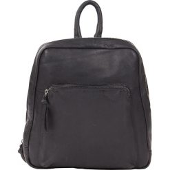 Plecaki damskie: Skórzany plecak "Ranco" w kolorze czarnym - 33 x 32 x 9 cm