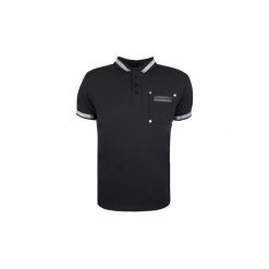 Koszulki polo z krótkim rękawem Versace Jeans B3GQB7P3 / Polo Jacquard Regular. Czarne koszulki męskie Versace Jeans, m, bez wzorów, z jeansu, polo, z krótkim rękawem, krótkie. Za 349,00 zł.