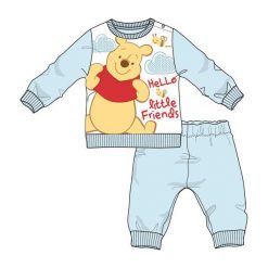 Disney By Arnetta Piżama Chłopięca Kubuś Puchatek 74 Niebieski. Niebieskie bielizna chłopięca Disney By Arnetta, z nadrukiem, bez rękawów. Za 39,00 zł.