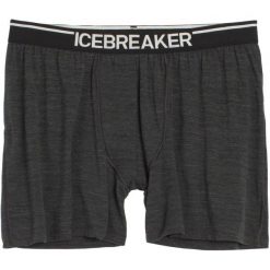 Bokserki męskie: Icebreaker Mens Anatomica Boxers Jet Hthr/Black L