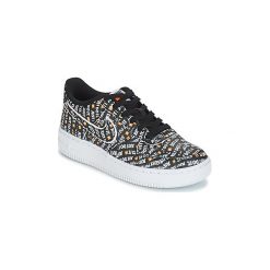 Buty Dziecko Nike AIR FORCE 1 JUST DO IT PREMIUM. Czarne trampki chłopięce marki Nike. Za 369,00 zł.