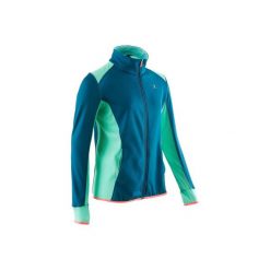 Bluza S900. Niebieskie bluzy dziewczęce rozpinane DOMYOS. Za 59,99 zł.