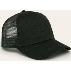 Calvin Klein - Czapka. Czarne czapki męskie Calvin Klein, bez wzorów, z bawełny. Za 159,90 zł.