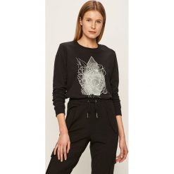 Volcom - Bluza. Szare bluzy damskie Volcom, s, z nadrukiem, z bawełny, bez rękawów, bez kaptura. W wyprzedaży za 139,90 zł.