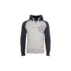 Bluzy Superdry Trackster Baseball Ziphood. Szare bluzy męskie Superdry, m, bez wzorów, bez kołnierzyka, bez rękawów, bez kaptura. Za 348,62 zł.