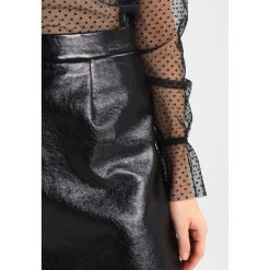 Bluzki damskie: NAKD DOTTED LONG SLEEVE Bluzka black