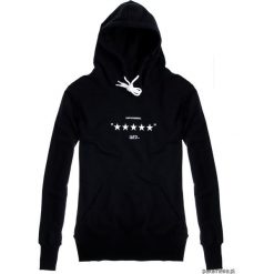 Bluza Męska HOODIE CLASSIC UNFVCKINREAL BLACK. Czarne bluzy damskie Pakamera, m, bez wzorów, klasyczne, z klasycznym kołnierzykiem, z długim rękawem, długie, bez kaptura. Za 206,00 zł.