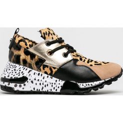 Steve Madden - Buty Cliff. Żółte buty sportowe damskie Steve Madden, bez wzorów, ze skóry, sportowe. Za 499,90 zł.