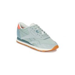 Buty Reebok Classic CL NYLON. Niebieskie trampki i tenisówki damskie Reebok Classic, bez wzorów, z nylonu, bez zapięcia. Za 271,20 zł.
