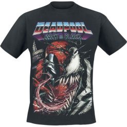 Deadpool Back In Black T-Shirt czarny. Czarne koszulki męskie marki Deadpool, s, z nadrukiem, z okrągłym kołnierzem. Za 89,90 zł.