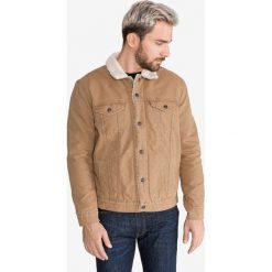 Levi's Sherpa Trucker Kurtka Brązowy Beżowy. Pomarańczowe płaszcze męskie Levi's®, na jesień, s, bez wzorów, z bawełny. Za 619,95 zł.