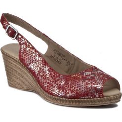 Rzymianki damskie: Sandały CAPRICE – 9-28350-28 Red Rept.Mult 525
