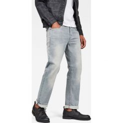 G-Star Raw - Jeansy 3301. Niebieskie jeansy męskie G-Star RAW, l, bez wzorów, retro. W wyprzedaży za 399,90 zł.
