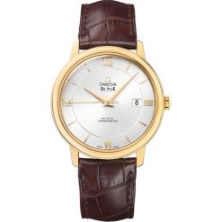 ZEGAREK OMEGA DE VILLE 424.53.40.20.02.002. Szare zegarki męskie marki OMEGA, złote. Za 34600,00 zł.