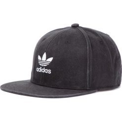 Czapka z daszkiem adidas - Ac Cap Tre Flat DV0236 Black/White. Czarne czapki damskie Adidas, bez wzorów, z bawełny. W wyprzedaży za 109,00 zł.