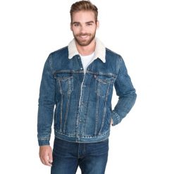Levi's Type 3 Kurtka Niebieski. Niebieskie płaszcze męskie Levi's®, na jesień, s, bez wzorów, z bawełny. Za 619,95 zł.