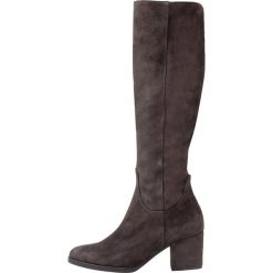 Gabor WIDE FIT Kozaki dark grey. Szare buty zimowe damskie marki Gabor, z materiału. W wyprzedaży za 663,20 zł.