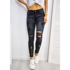 Spodnie Bebo Fit Jeans Black Gray XS. Niebieskie spodnie damskie LIGARI JEANS, s, bez wzorów, z elastanu. Za 129,00 zł.