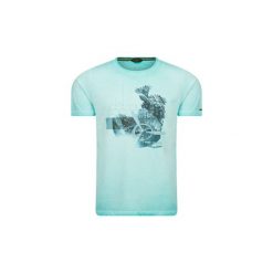 T-shirty z krótkim rękawem Pme Legend Logo Tee Turqoise. Niebieskie t-shirty męskie Pme Legend, xxl, bez wzorów, bez kołnierzyka, krótkie. Za 126,19 zł.