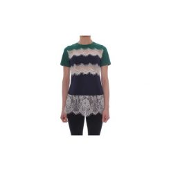 T-shirty z krótkim rękawem Twin Set TP2270. Niebieskie t-shirty damskie marki Twin Set, s, bez wzorów, bez kołnierzyka. Za 507,99 zł.