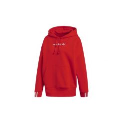 Bluzy adidas Bluza z kapturem Coeeze. Czerwone bluzy damskie marki Adidas, bez wzorów, bez rękawów, z kapturem. Za 329,00 zł.