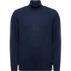 Golf Pepe Jeans Dom PM701948. Niebieskie swetry męskie Pepe Jeans, m, bez wzorów, z bawełny, z golfem, bez kaptura. W wyprzedaży za 159,00 zł.