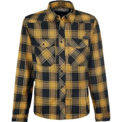 Brandit Checkshirt Koszula czarny/żółty. Żółte koszule męskie marki Brandit, l, z koszulowym kołnierzykiem, z długim rękawem. Za 121,90 zł.