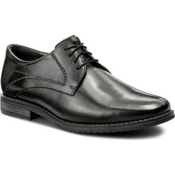 Półbuty LASOCKI FOR MEN - MB01-ALDI-01 Czarny. Czarne buty wizytowe męskie marki Lasocki For Men, ze skóry. Za 189,99 zł.