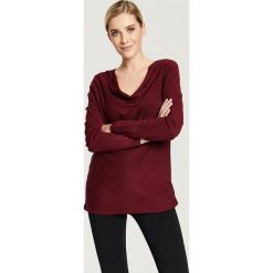 Sweter w kolorze bordowym. Czerwone swetry damskie Zabaione, Hailys, l, bez wzorów, bez rękawów, bez kaptura. W wyprzedaży za 59,95 zł.