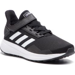 Buty adidas - Duramo 9 C G26758 Cblack/Ftwwht/Cblack. Czarne półbuty dziewczęce Adidas, na rzepy. Za 179,00 zł.