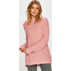 Femi Stories - Sweter Enzo. Różowe swetry klasyczne damskie marki Femi Stories, s, z wełny, z okrągłym kołnierzem. W wyprzedaży za 239,90 zł.