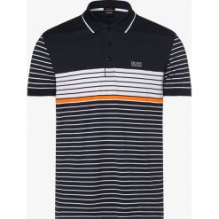 BOSS Athleisure - Męska koszulka polo – Paddy 7, niebieski. Niebieskie koszulki męskie BOSS Athleisure, xxl, w paski, eleganckie, polo, bez rękawów. Za 425,95 zł.
