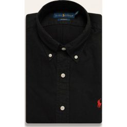 Polo Ralph Lauren - Koszula. Czarne koszule męskie Polo Ralph Lauren, xl, bez wzorów, z bawełny, casualowe, polo, z długim rękawem. W wyprzedaży za 379,90 zł.