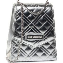 Torebka LOVE MOSCHINO - JC4246PP0AKA0902 Argento. Szare torebki klasyczne damskie Love Moschino, bez wzorów, ze skóry ekologicznej, wizytowe, bez dodatków. W wyprzedaży za 339,00 zł.