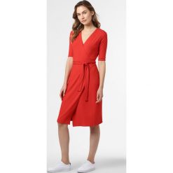 EDITED - Sukienka damska – Portia, czerwony. Czerwone sukienki damskie EDITED, bez wzorów, z materiału, bez kołnierzyka, bez rękawów. Za 219,95 zł.