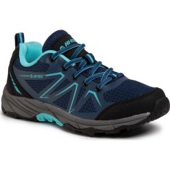Trekkingi HI-TEC - Grymes Wo's AVS-SS20-HT-01-Q1 Navy/Light Navy/Blue Radiance/Black. Niebieskie półbuty damskie Hi-tec, ze skóry ekologicznej, eleganckie, bez obcasa, bez zapięcia. W wyprzedaży za 219,00 zł.