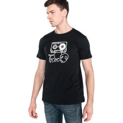Trussardi Jeans Koszulka Czarny. Czarne podkoszulki męskie Trussardi Jeans, l, z nadrukiem, z bawełny, z krótkim rękawem. Za 257,95 zł.