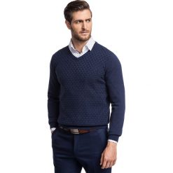 Sweter ARTURO SWGR000271. Swetry męskie Giacomo Conti, m, bez wzorów, z bawełny, casualowe, z dekoltem w serek, bez kaptura. Za 249,00 zł.