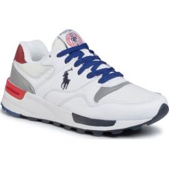 Sneakersy POLO RALPH LAUREN - Trckstr Pony 809785418003 Wh/Wh/Rl. Białe sneakersy męskie Polo Ralph Lauren, na co dzień, bez wzorów, ze skóry ekologicznej, bez zapięcia. W wyprzedaży za 419,00 zł.