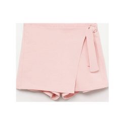Mango Kids - Szorty dziecięce Tenis 116-164 cm. Czerwone spodenki dziewczęce Mango Kids, bez wzorów, z bawełny, casualowe. Za 49,99 zł.