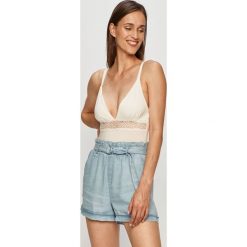 Tally Weijl - Top. Czarne bluzki damskie TALLY WEIJL, s, bez wzorów, z elastanu, casualowe, bez kołnierzyka, bez rękawów. Za 59,90 zł.