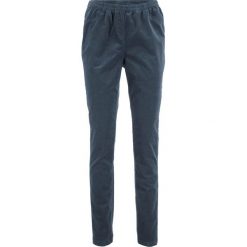 Legginsy sztruksowe ze stretchem bonprix nocny niebieski. Niebieskie legginsy bonprix, ze sztruksu. Za 74,99 zł.