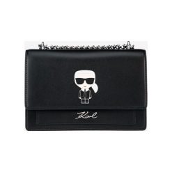Karl Lagerfeld K/Ikonik Torebka Czarny. Czarne torebki klasyczne damskie KARL LAGERFELD, w paski, ze skóry, bez dodatków. Za 1346,95 zł.