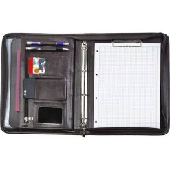 Aktówka teczka biwuar na dokumenty MILTON ML39 czekolada - czekolada. Aktówki męskie Milton, bez wzorów, z zamszu, eleganckie. Za 89,99 zł.